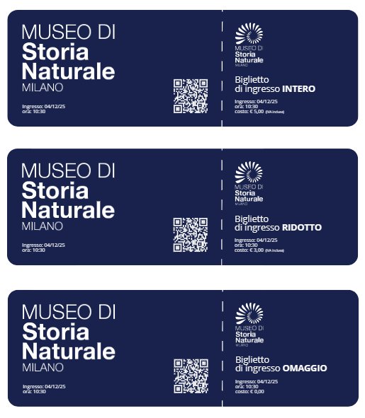 Museo di storia naturale — Ticket